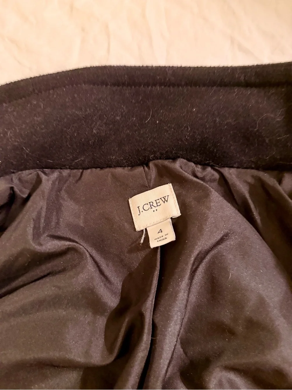 Jcrew Women’s Black Pea Coat - Picture 4 of 4